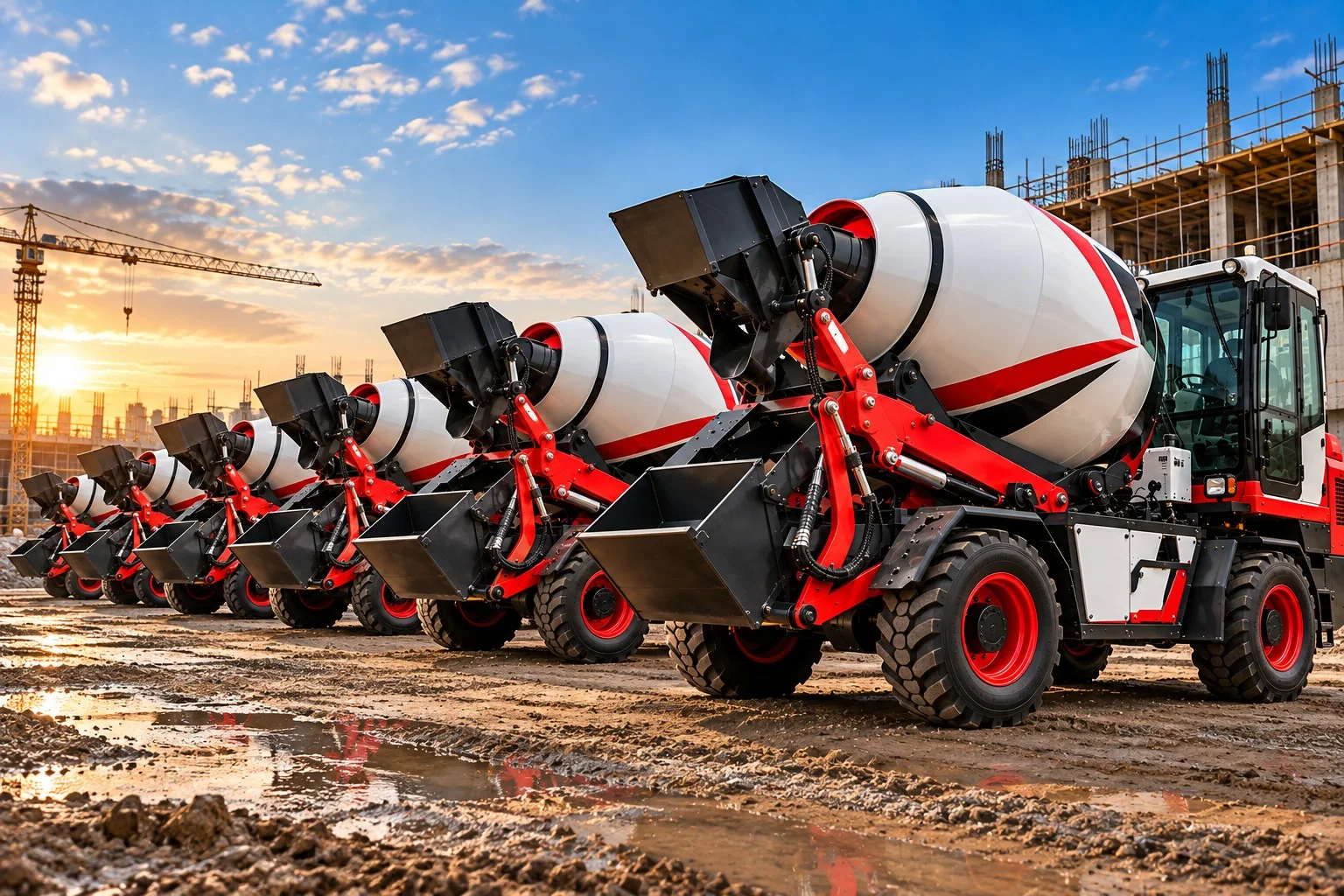 Autobetoneira autocarregável — imagem ilustrativa 3